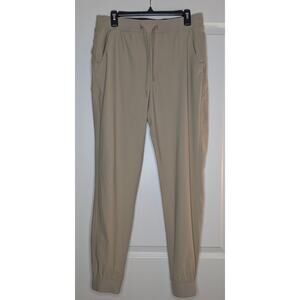 Birddogs Men's XL Khaki Performance Joggers Built-In Liner Athleisure Comfort